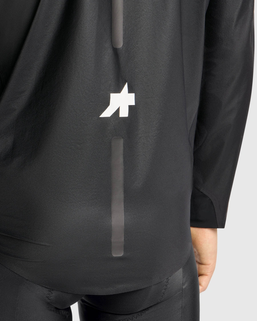 Jakke ASSOS EQUIPE RS SCHLOSSHUND RAIN S11 Sort