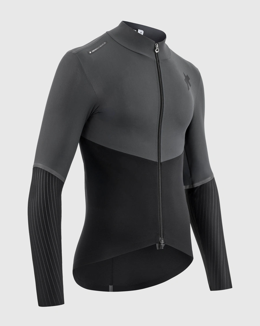 Bunda ASSOS EQUIPE RS ALLEYCAT SHELL S11 šedá/černá