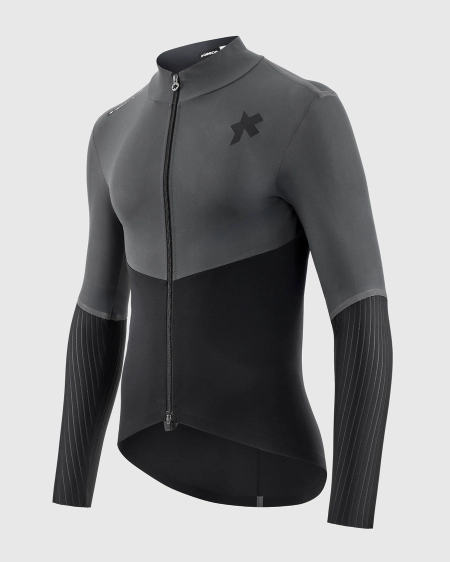 Bunda ASSOS EQUIPE RS ALLEYCAT SHELL S11 šedá/černá