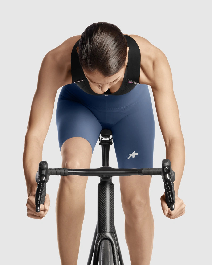 Cykelshorts med Stropper ASSOS DYORA R S11 Dame Blå