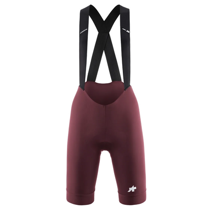 ASSOS UMA GT S11 naiste lühike traksidega rattapüksid Burgundy Red