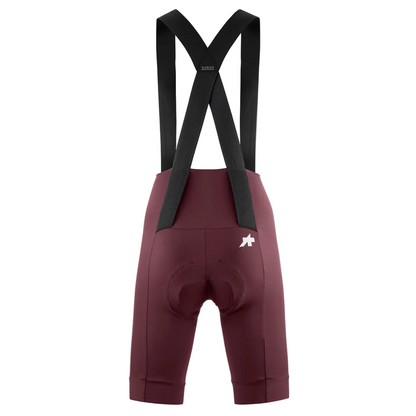 ASSOS UMA GT S11 naiste lühike traksidega rattapüksid Burgundy Red