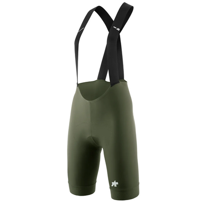 ASSOS UMA GT S11 naiste lühike traksidega rattapüksid Moss Green