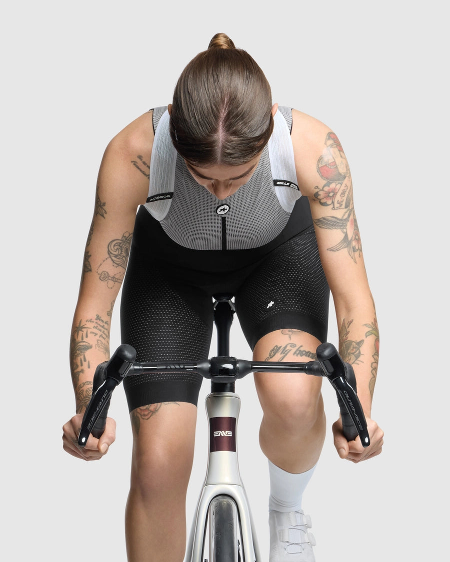 Calção Curto com Bretelas ASSOS MILLE GT INDOOR S11 Mulher Preto