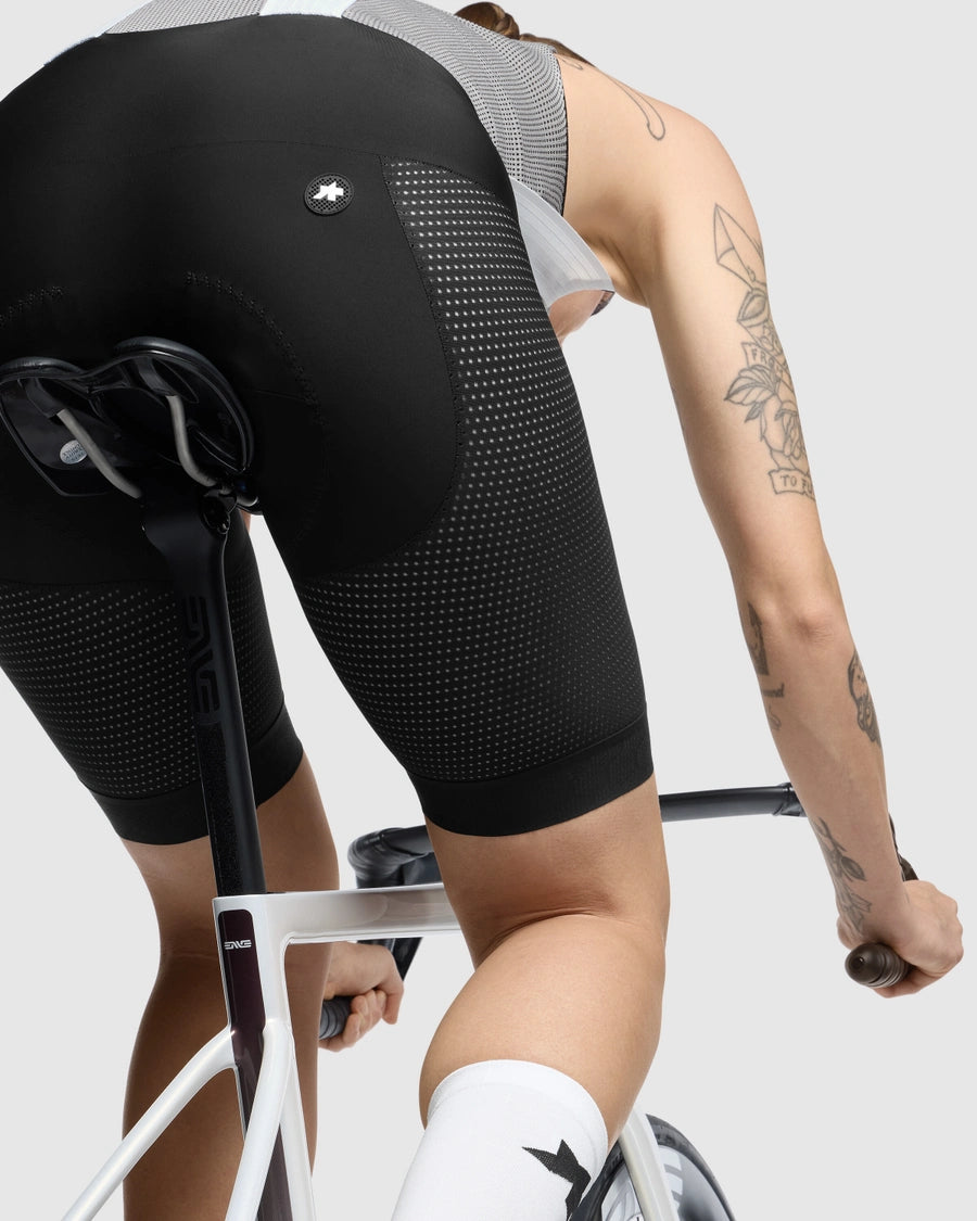 Calção Curto com Bretelas ASSOS MILLE GT INDOOR S11 Mulher Preto