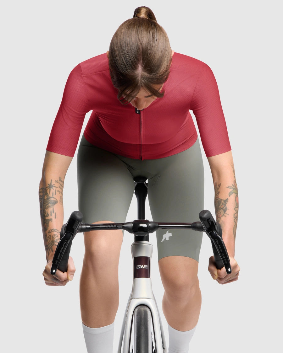 Maillot ASSOS DYORA R S11 Manches Courtes Femme Berry