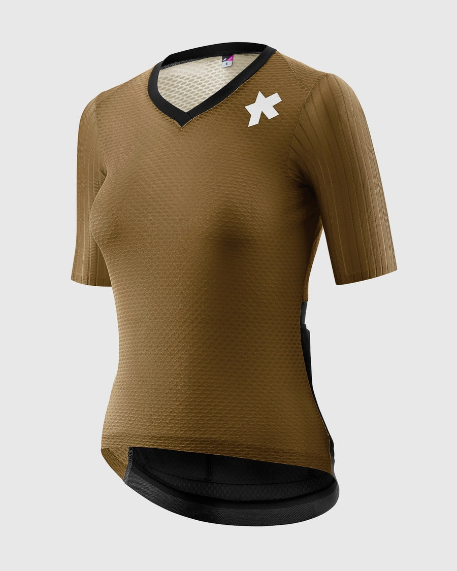 Maillot ASSOS DYORA RSV S11 Maniche Corte Donna Jupiter Gold