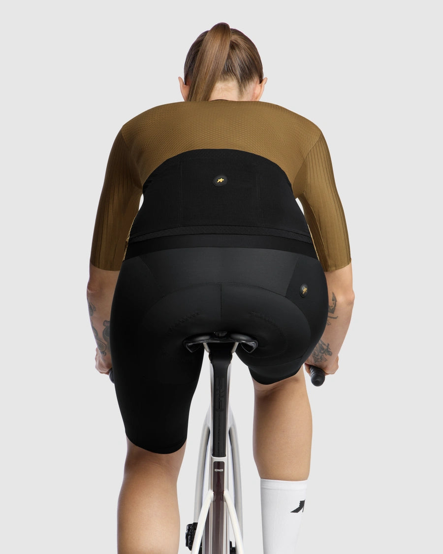 Maillot ASSOS DYORA RSV S11 Maniche Corte Donna Jupiter Gold