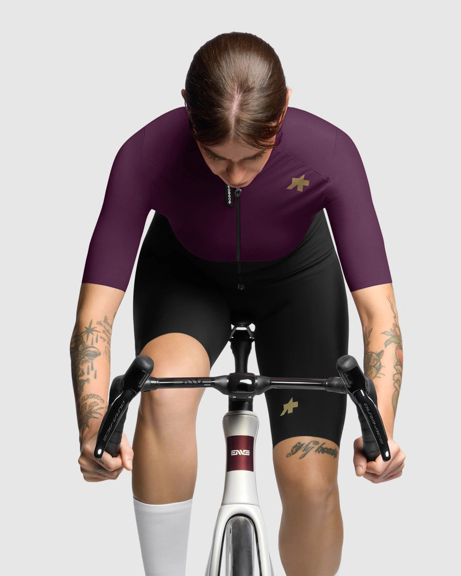 Maglia ASSOS UMA GTV S11 Maniche Corte Donna Viola