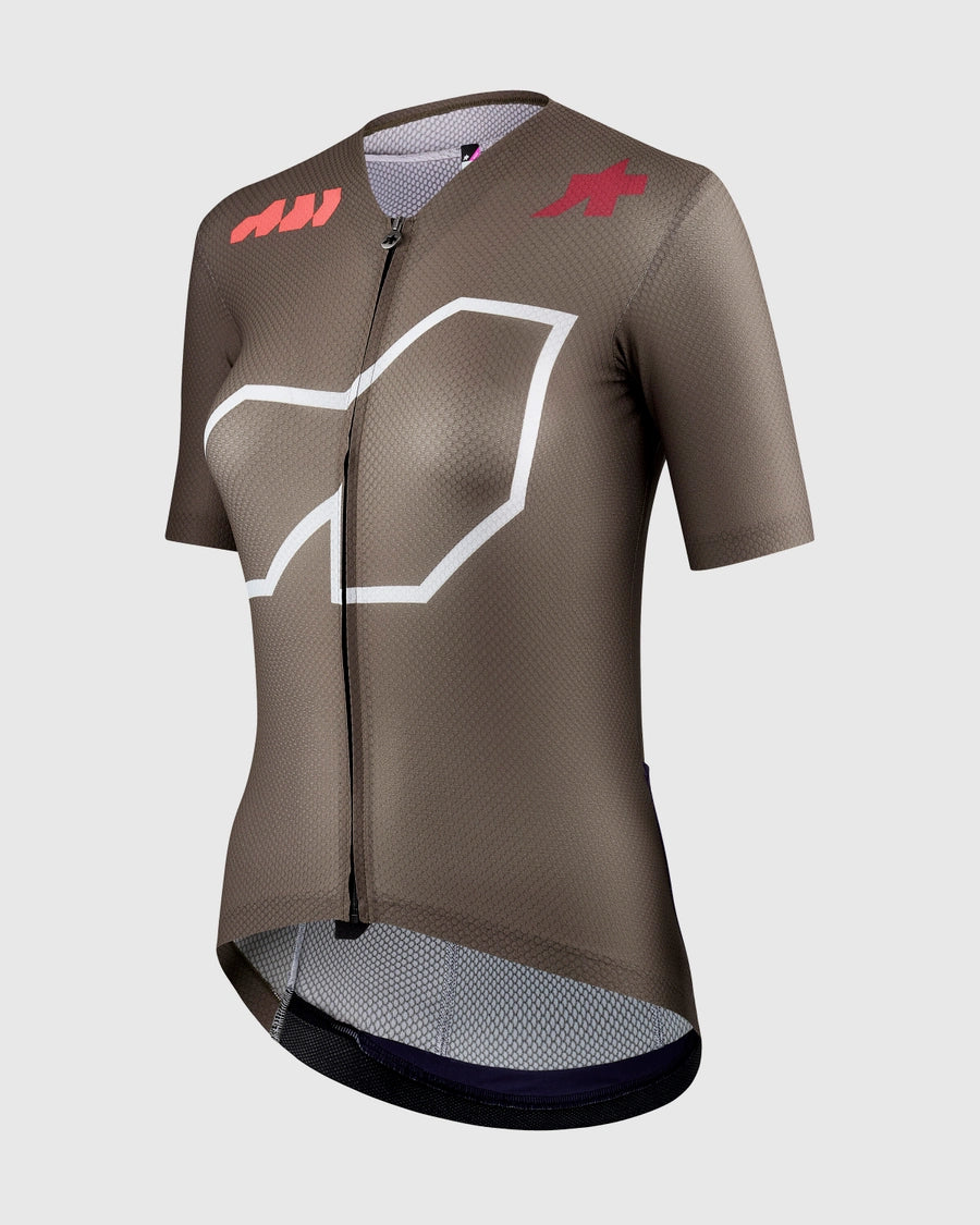 Maglia ASSOS DYORA R S11 We are the A Maniche Corte Donna Marrone