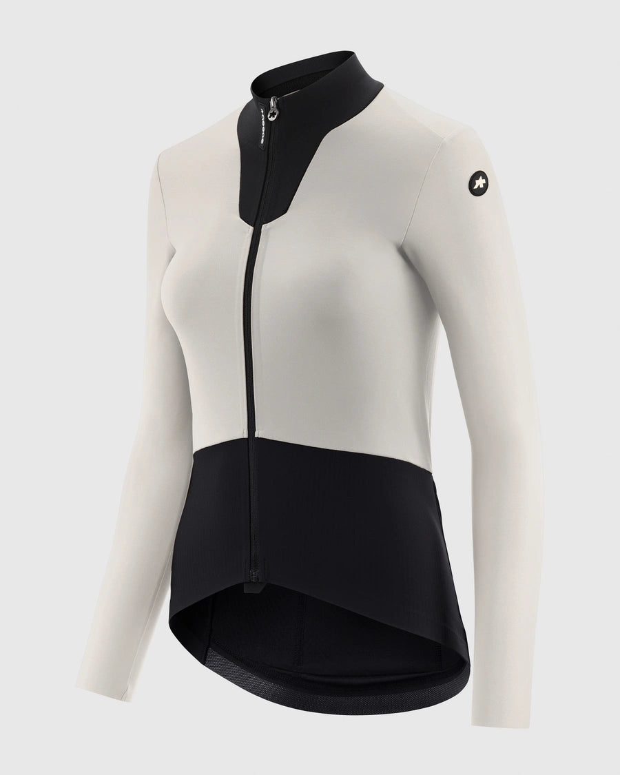 Dámský dres ASSOS DYORA R SPRING FALL S11 s dlouhým rukávem Bílý