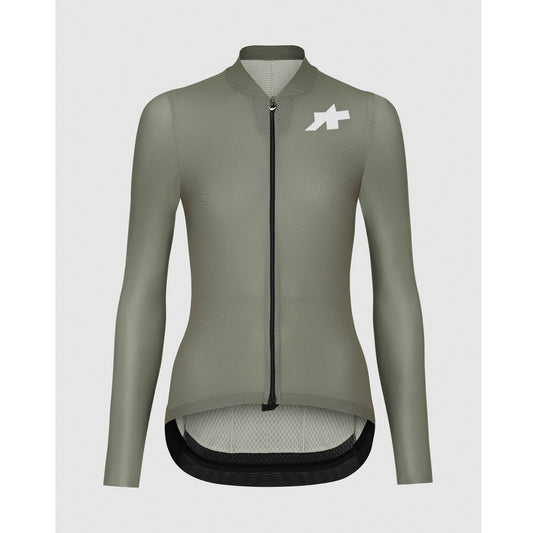 Maillot ASSOS UMA GT S11 EVO Manches Longues Femme Vert