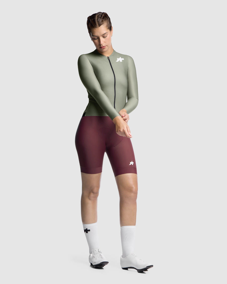 Maillot ASSOS UMA GT S11 EVO Manches Longues Femme Vert
