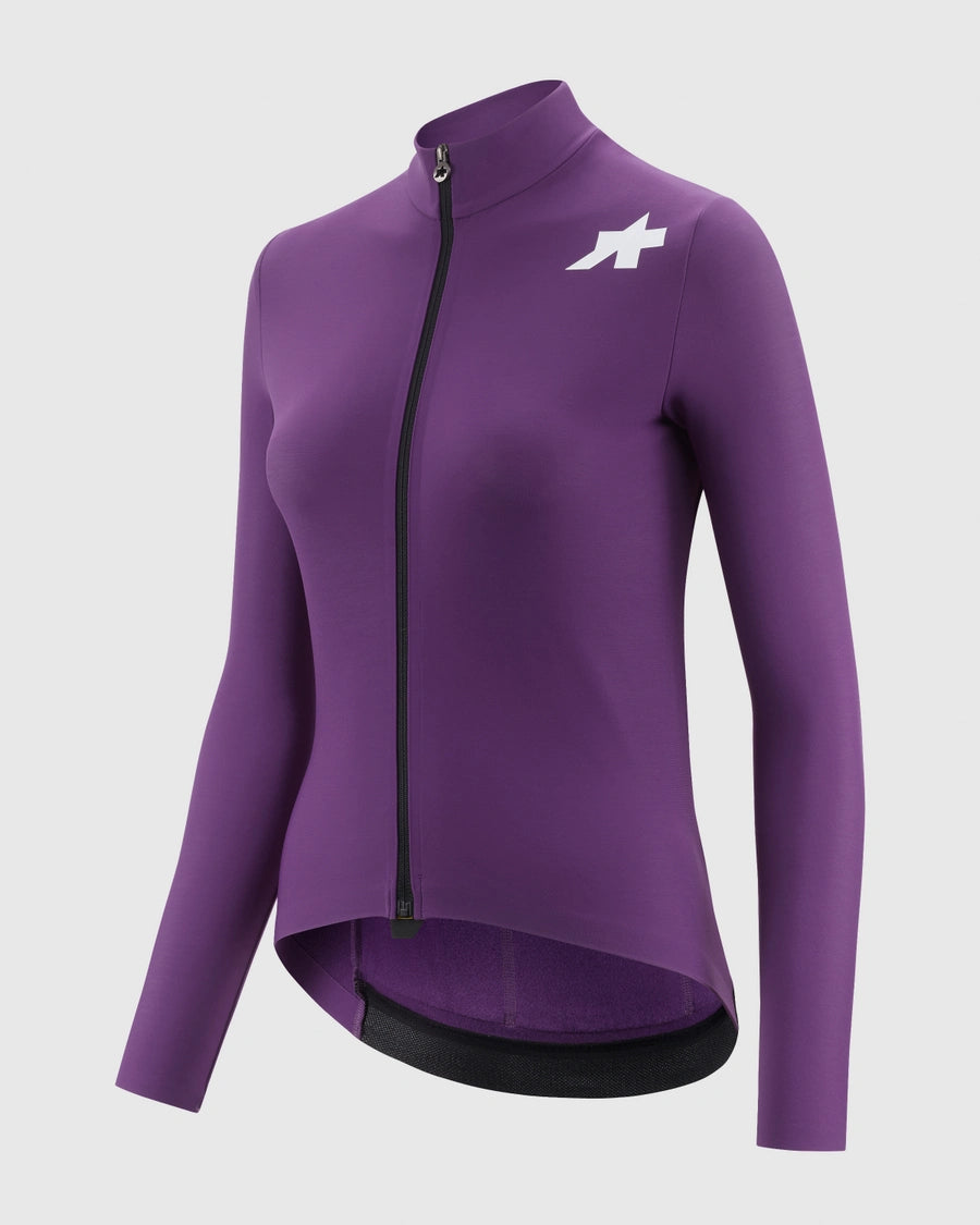 Dámský dres ASSOS MILLE GT SPRING FALL S11 s dlouhým rukávem Fialový