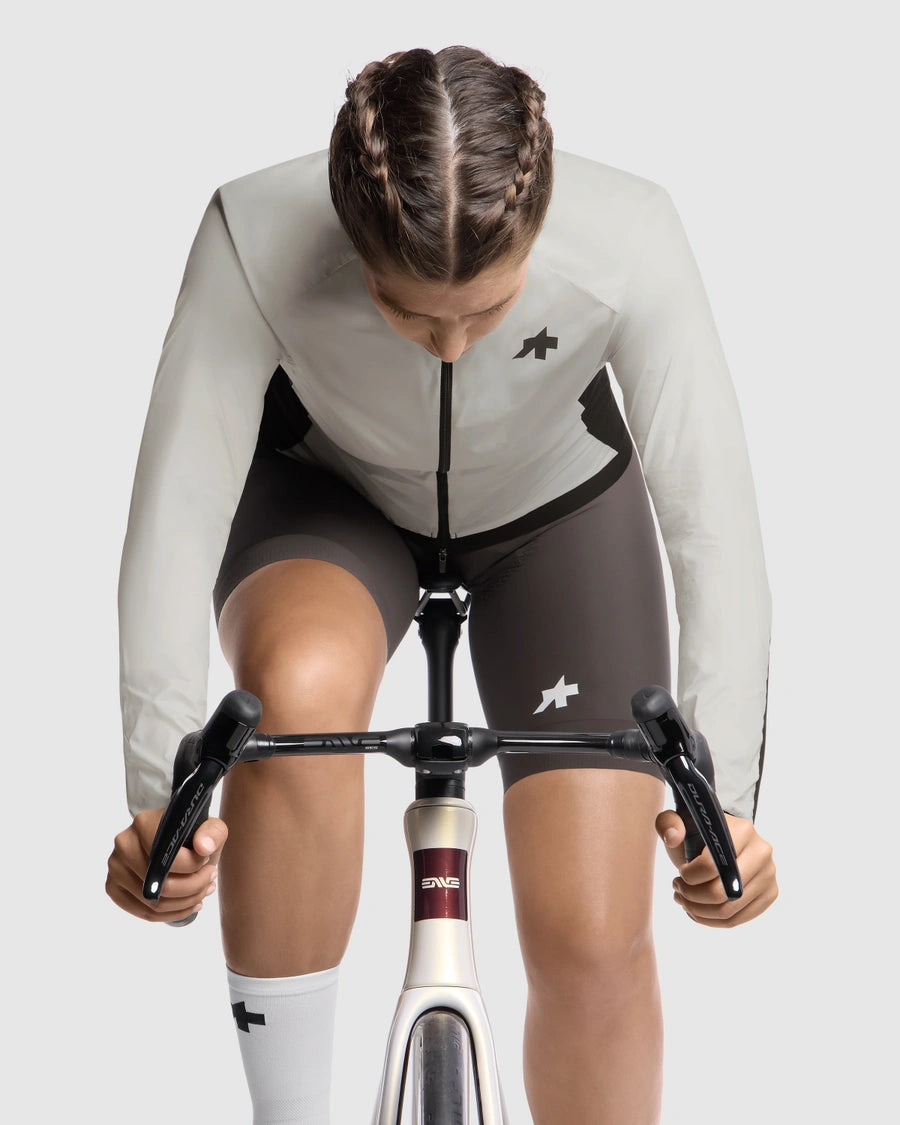Dameswindbrekerjas ASSOS UMA GT WIND S11 Almond Milk