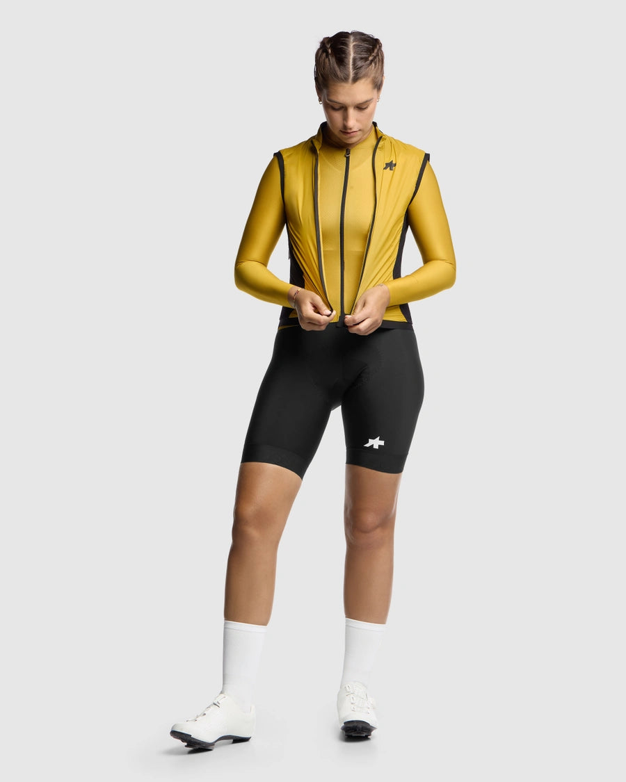 Veste Sans Manches ASSOS UMA GT WIND S11 Femme Golden Yellow