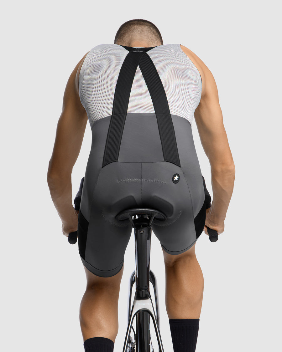 Cuissard Court à Bretelles ASSOS TACTICA KIESKAFER GRAVEL T5 Gris