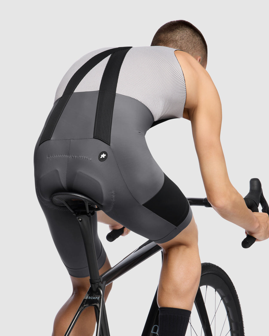 Cuissard Court à Bretelles ASSOS TACTICA KIESKAFER GRAVEL T5 Gris