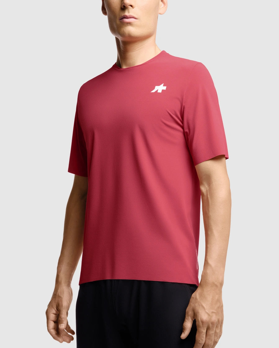 Trikot ASSOS TACTICA POST RIDE T5 Kurzarm Deep Berry