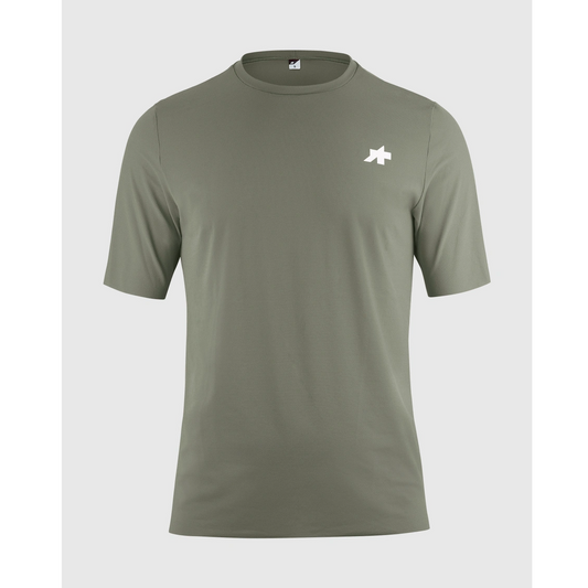 Maillot ASSOS TACTICA POST RIDE T5 Manches Courtes Vert