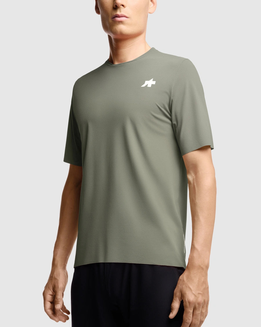 Maillot ASSOS TACTICA POST RIDE T5 Manches Courtes Vert
