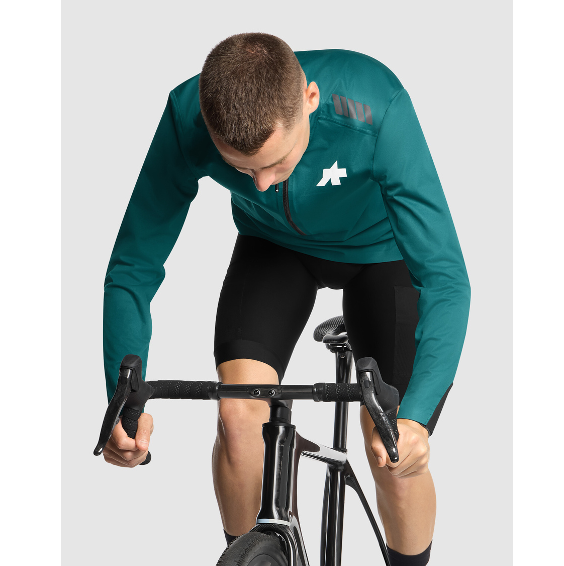 Bunda ASSOS TACTICA RAIN T5 Foundation Green
