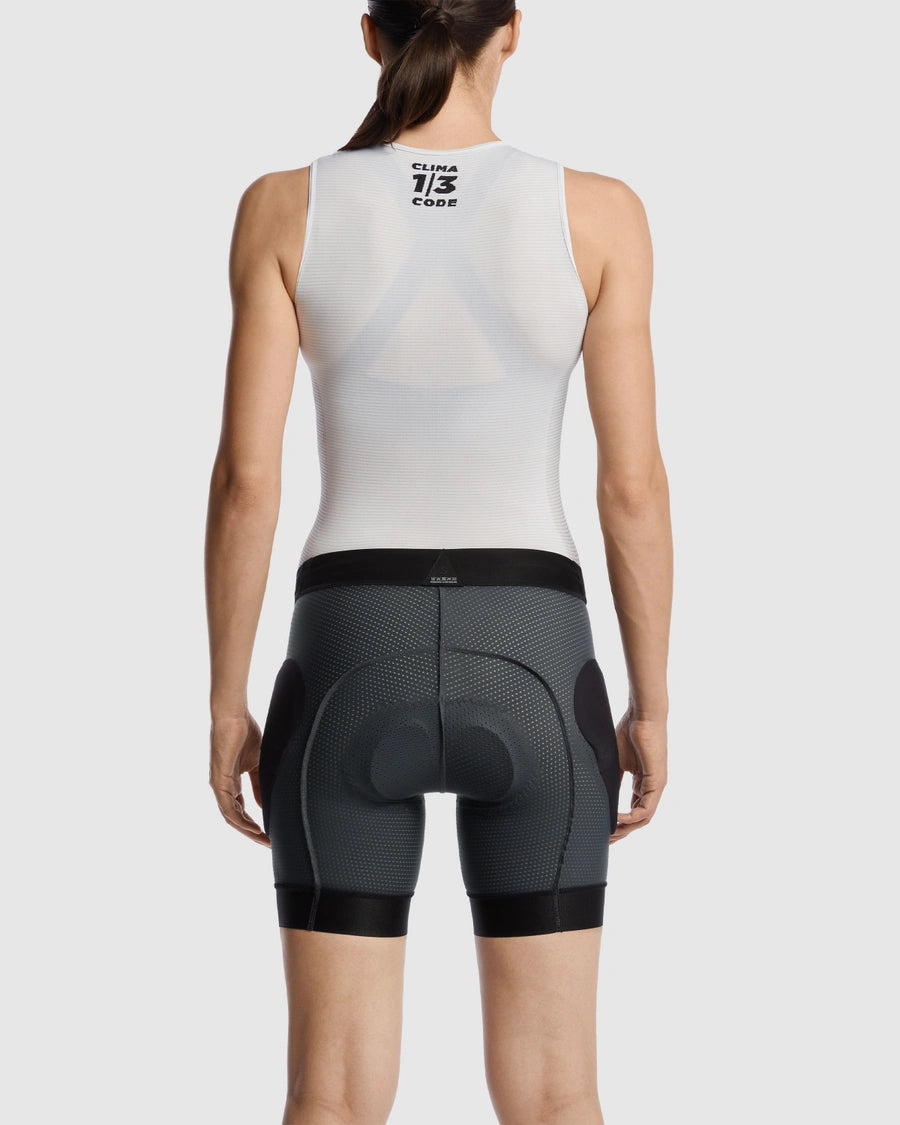 Unter-Short ASSOS TRAIL TACTICA HP T3 Damen Grau