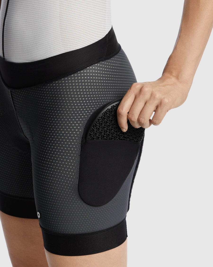 Unter-Short ASSOS TRAIL TACTICA HP T3 Damen Grau