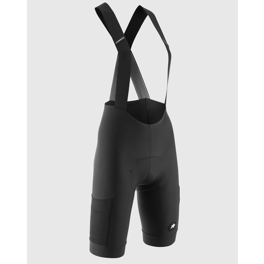 Cuissard Court à Bretelles ASSOS TACTICA KIESKAFER T5 GRAVEL Femme Noir