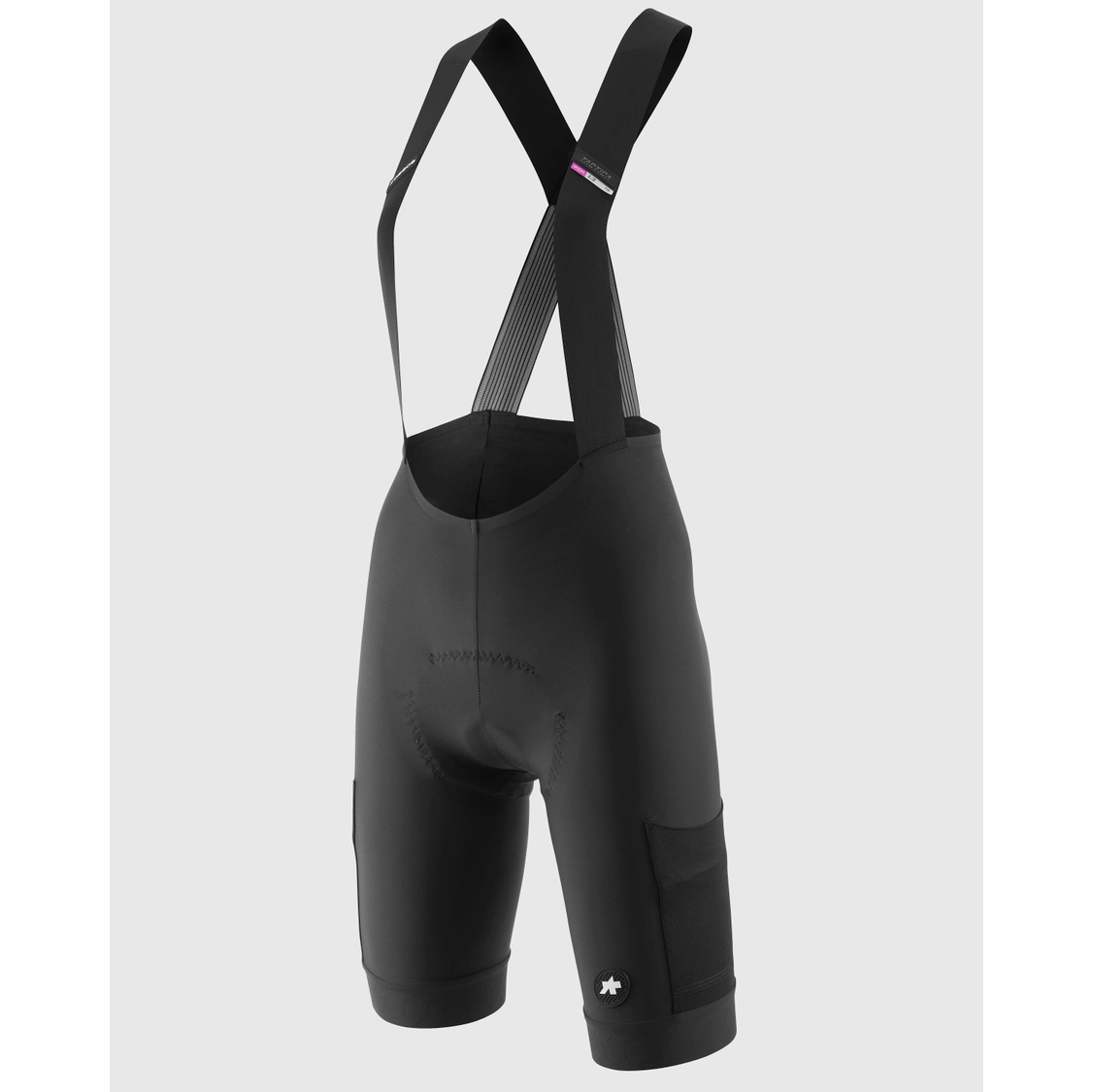 Cuissard Court à Bretelles ASSOS TACTICA KIESKAFER T5 GRAVEL Femme Noir