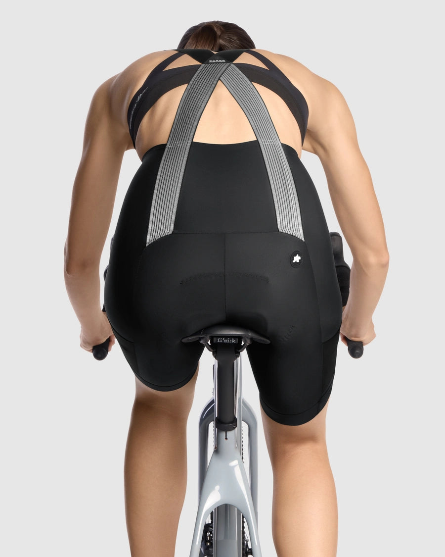 Cuissard Court à Bretelles ASSOS TACTICA KIESKAFER T5 GRAVEL Femme Noir
