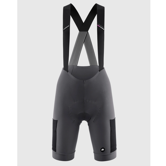 Cuissard Court à Bretelles ASSOS TACTICA KIESKAFER T5 GRAVEL Femme Gris