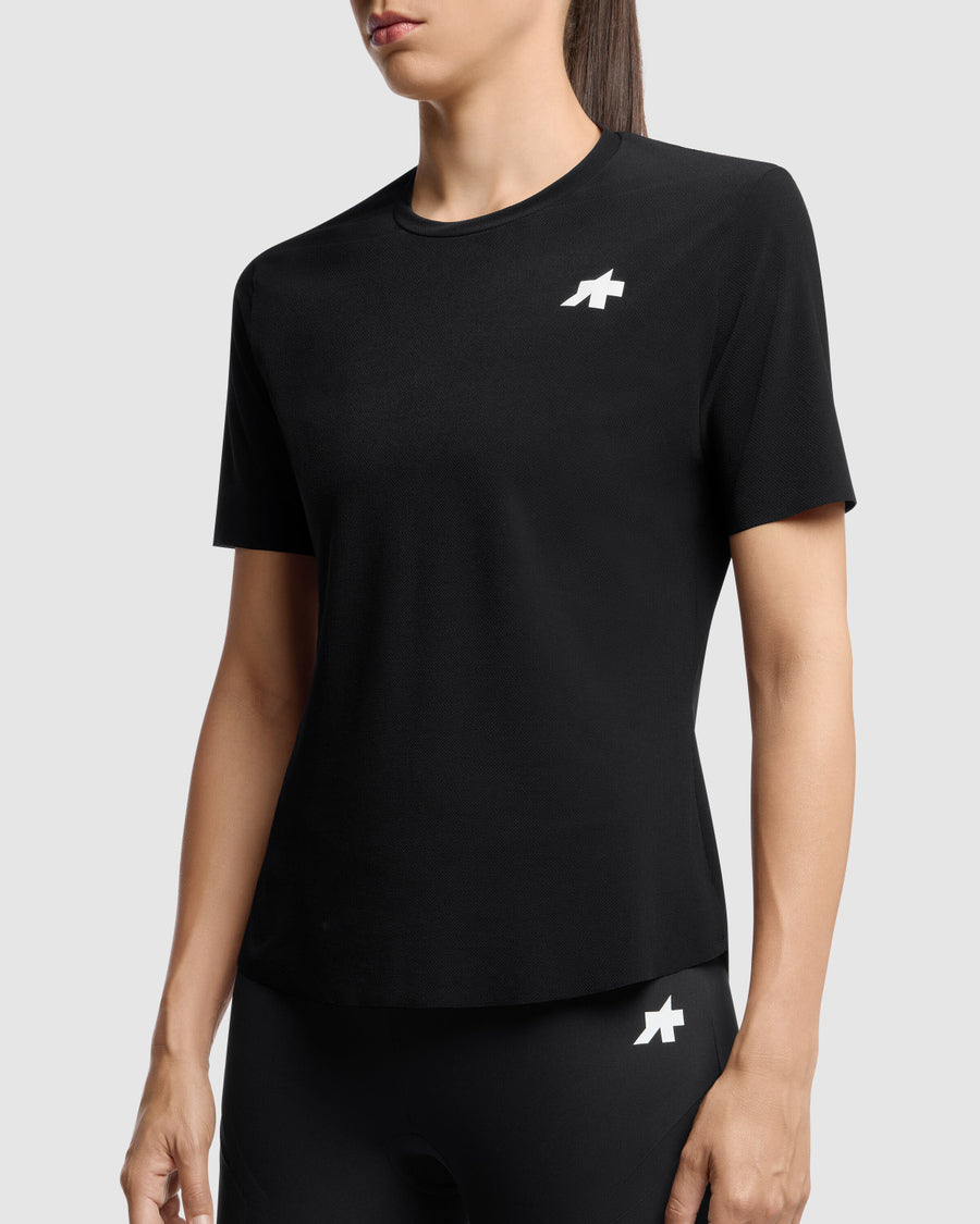 ASSOS TACTICA POST RIDE T5 kortærmet trøje Dame Sort