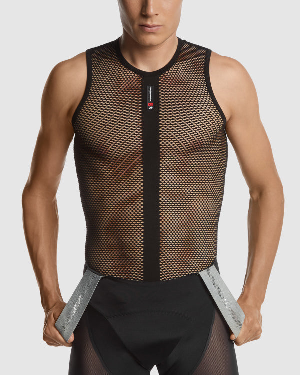 ASSOS SKIN LAYER SUPERLEGER teknisk undertrøje uden ærmer Sort