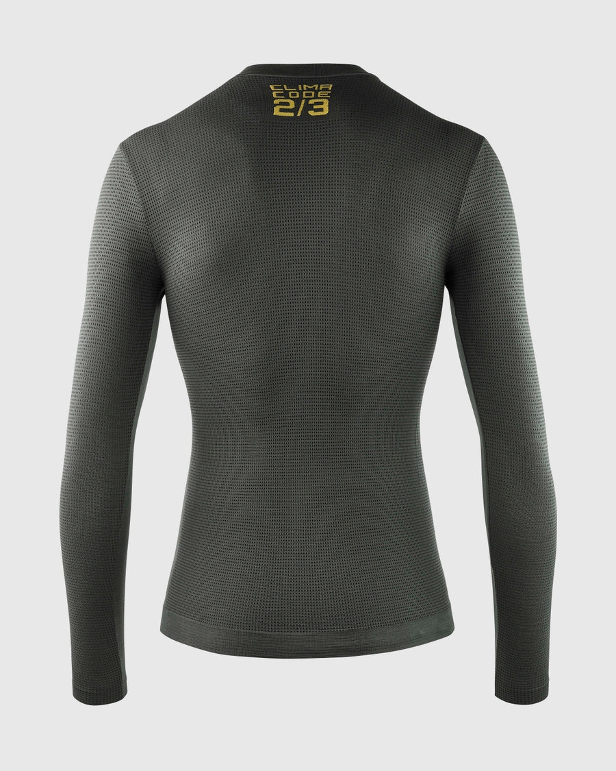ASSOS SPRING FALL P1 Lange Mouwen Ondergoed Grijs