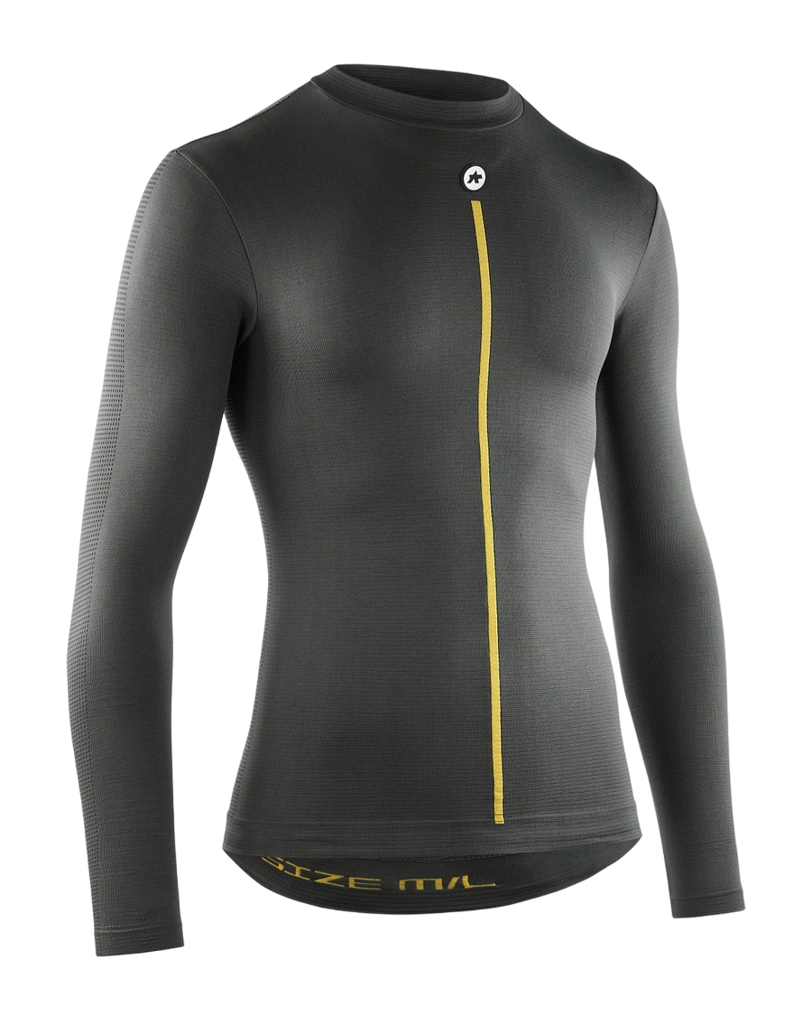 ASSOS SPRING FALL P1 Lange Mouwen Ondergoed Grijs