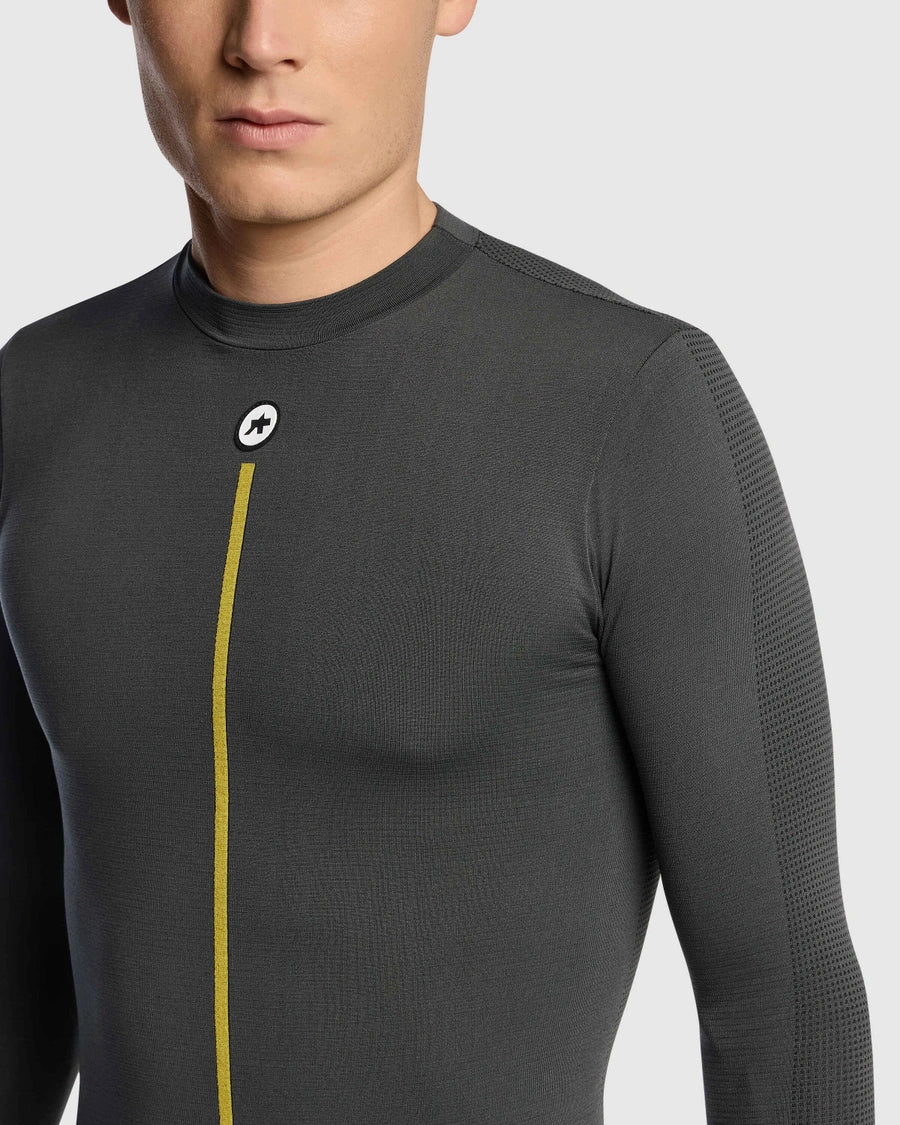 ASSOS SPRING FALL P1 Lange Mouwen Ondergoed Grijs