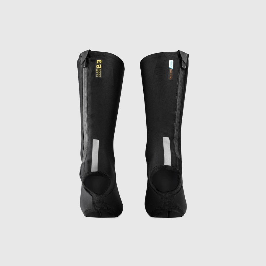 Návleky na boty ASSOS RS SPRING FALL RAIN P1 Černá
