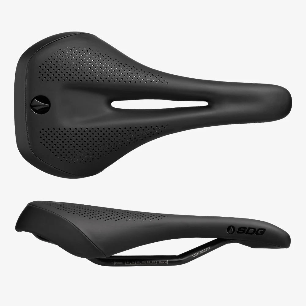 SDG ALLURE V2 Women's Saddle Lux-Alloy Rails Black