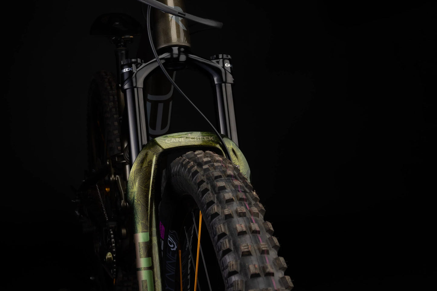 Fourche CANE CREEK HELM MKII AIR 29" Conique Axe 15x110 mm Boost - Édition Limitée Aurora