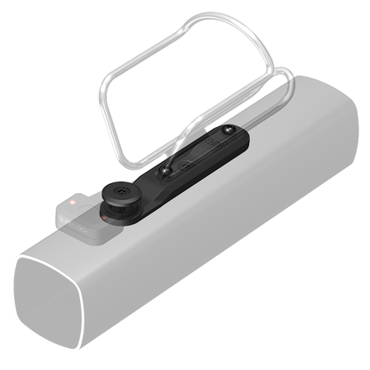 Suport de fixare pentru alarma și dispozitivul de localizare QUADLOCK BOTTLE CAGE pe prinderile suportului de bidon