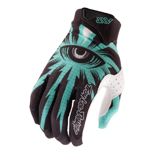 Luvas TROY LEE DESIGNS AIR CYCLOPS Carbon/Real Teal