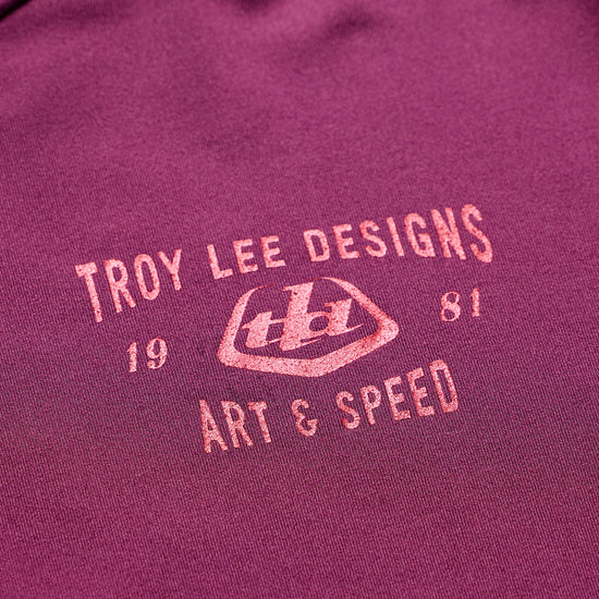Tröja TROY LEE DESIGNS RUCKUS RIDE LOCKDOWN Långärmad Sangria