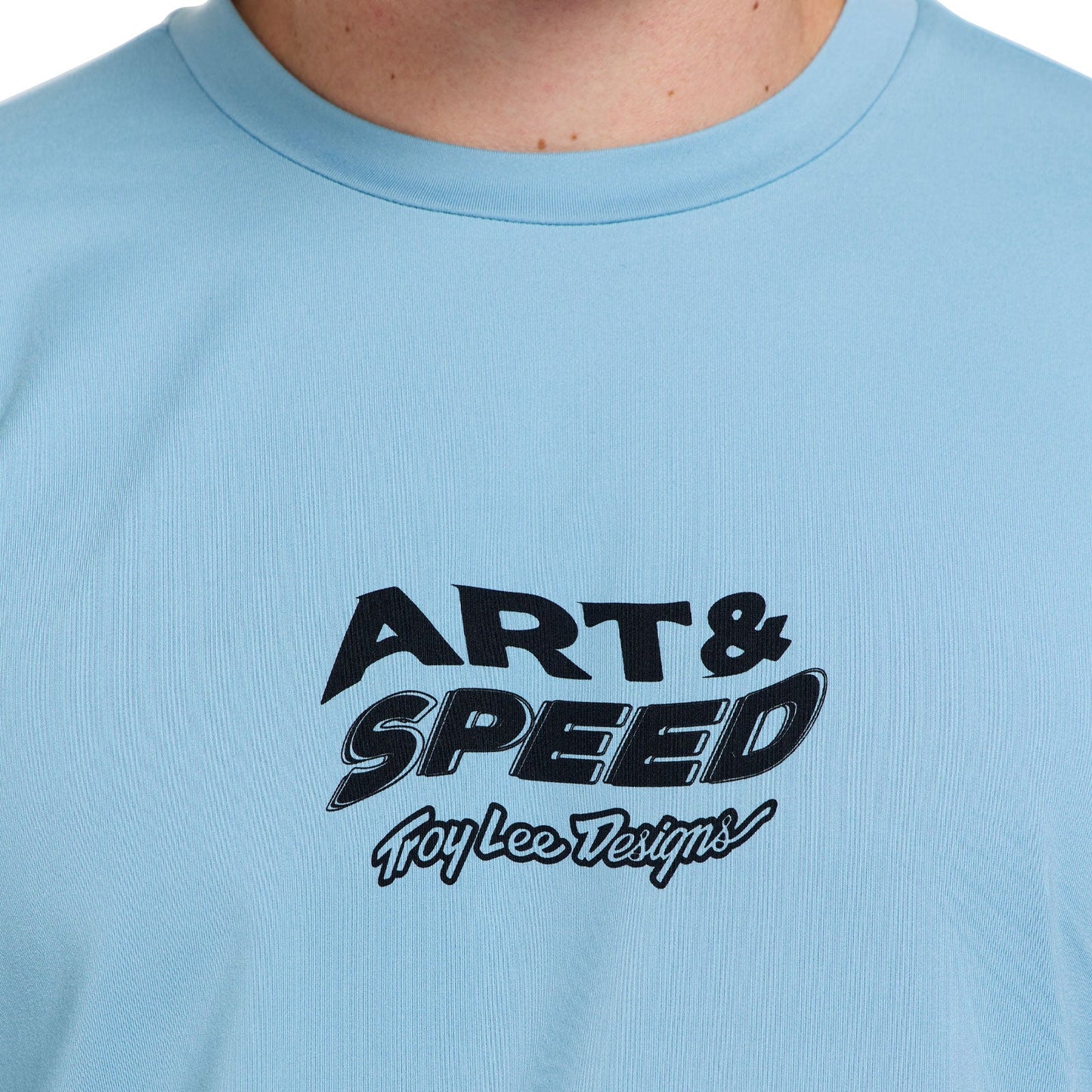 Langarm-Trikot TROY LEE DESIGNS RUCKUS RIDE WAVES Blau