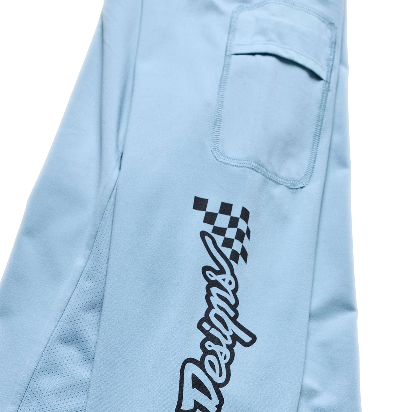 Langarm-Trikot TROY LEE DESIGNS RUCKUS RIDE WAVES Blau