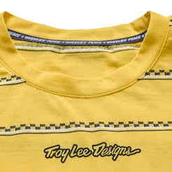 Tröja TROY LEE DESIGNS SKYLINE FAKIE RIDE Långa Ärmar Gul