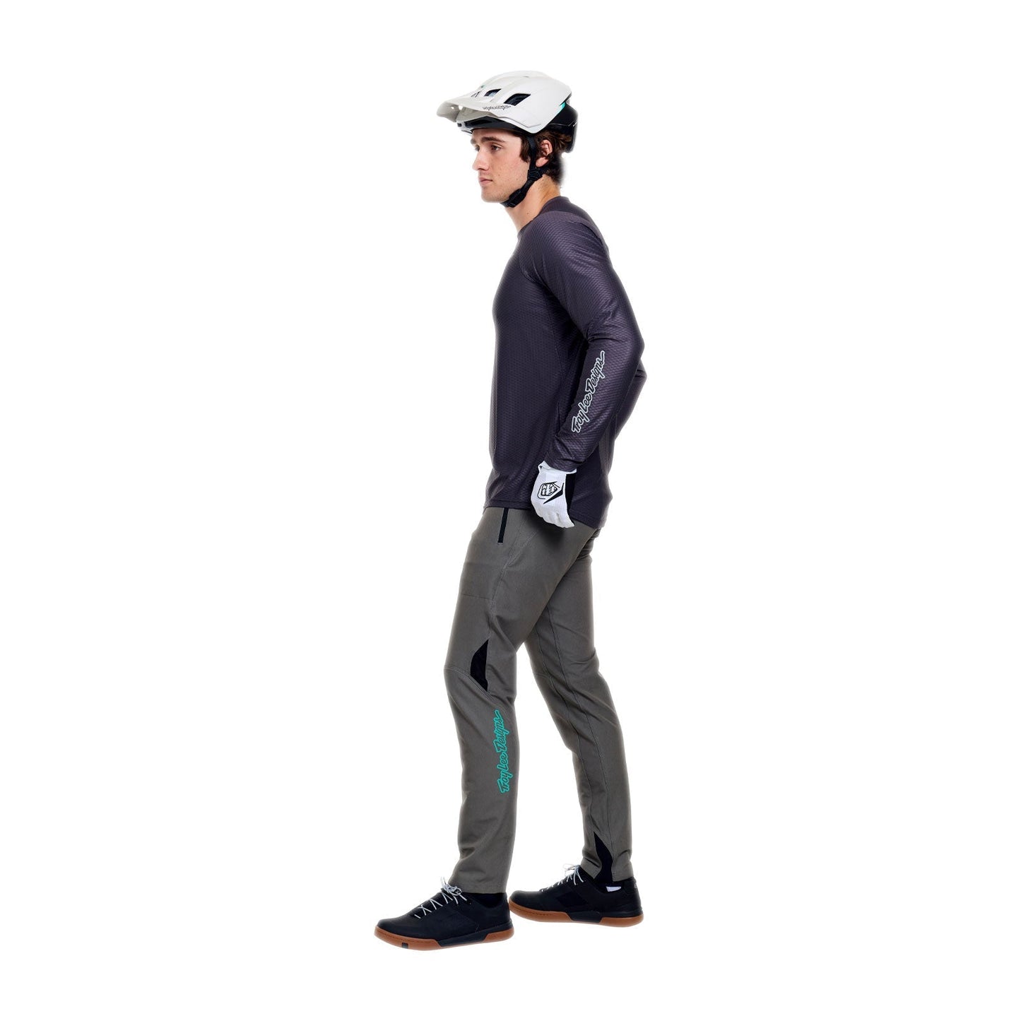 Tröja TROY LEE DESIGNS SKYLINE PRO AIR MONO Långa ärmar Carbon