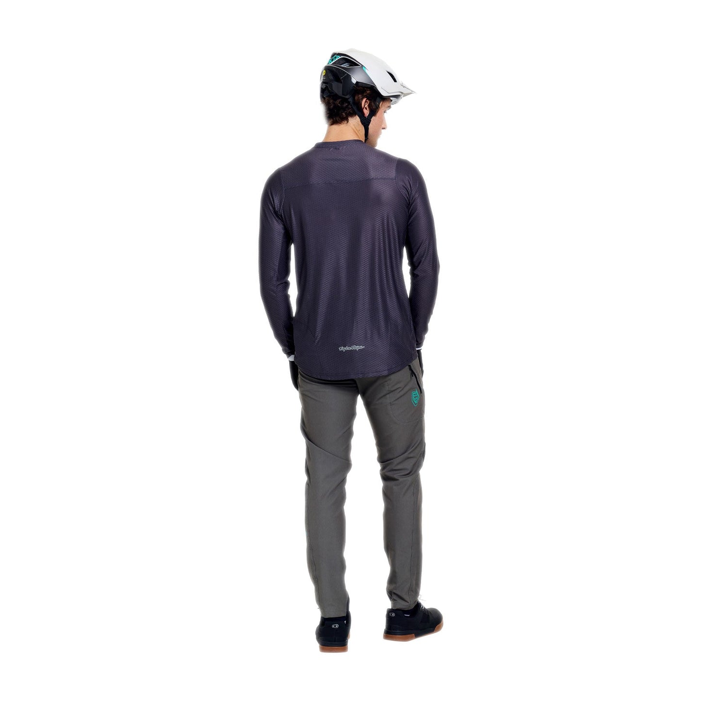 Tröja TROY LEE DESIGNS SKYLINE PRO AIR MONO Långa ärmar Carbon
