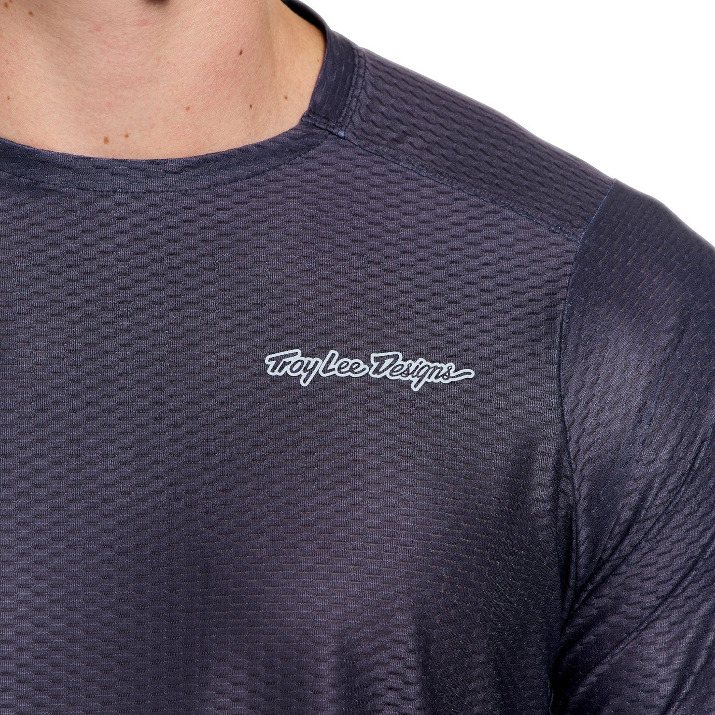 Tröja TROY LEE DESIGNS SKYLINE PRO AIR MONO Långa ärmar Carbon