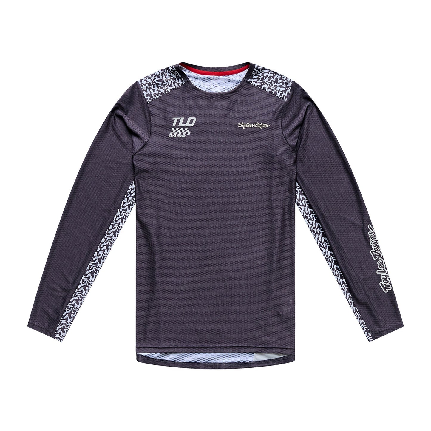 Trikot TROY LEE DESIGNS SKYLINE PRO AIR RIDGELINE Lange Ärmel Carbon